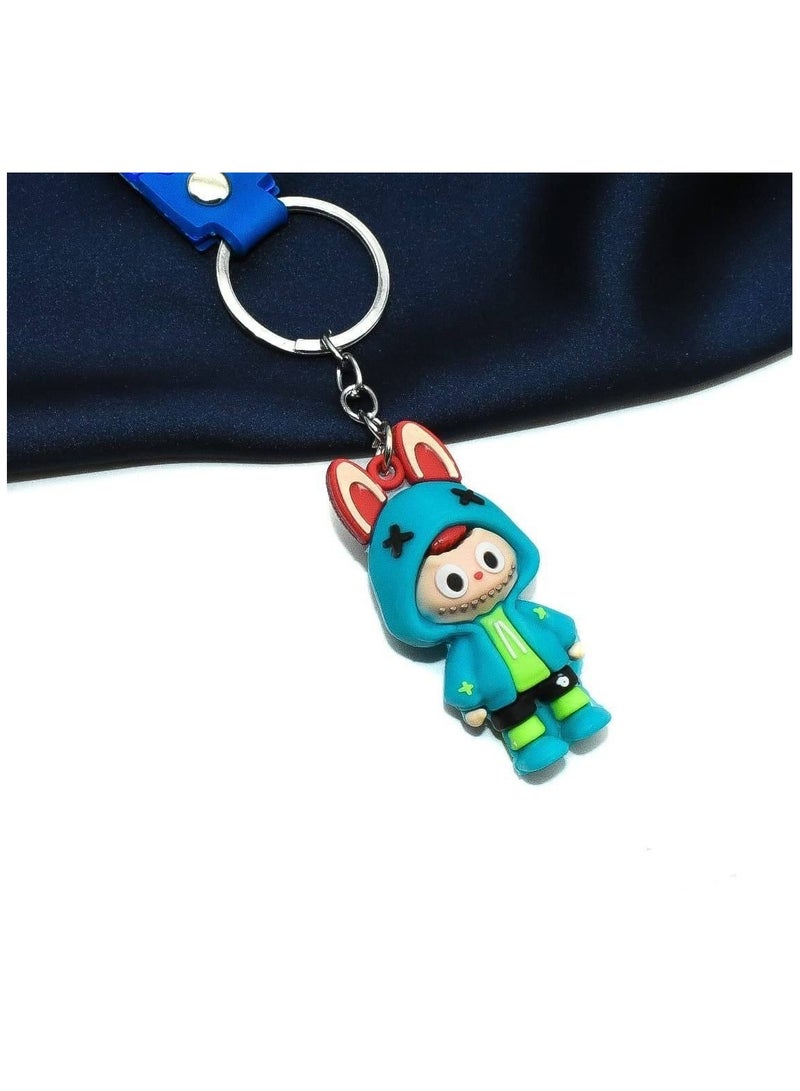 Labobo Keychain - Cute Cartoon 3D Keychain - Unique Pendant - Rubber Toys - Backpack Hanger - Bag Decoration - Birthday Gifts - Colors Unspecified (1 pc) - Image 4
