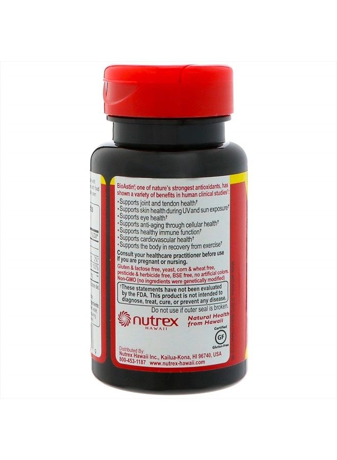 Hawaiian Astaxanthin Antioxidant 4 MG (60 Gel Capsules)