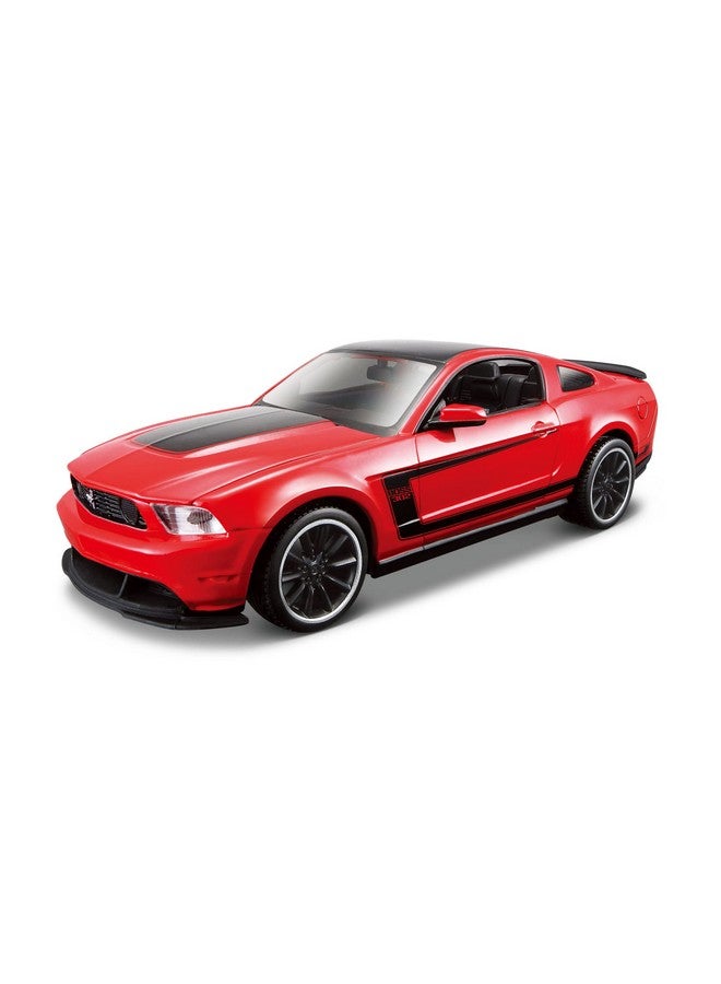 توبار سيارة فورد موستانج بوس 302 موديل 2012 مصبوبة بمقياس 1:24 من مايستو (قد تختلف الألوان)، صغيرة - Image 1