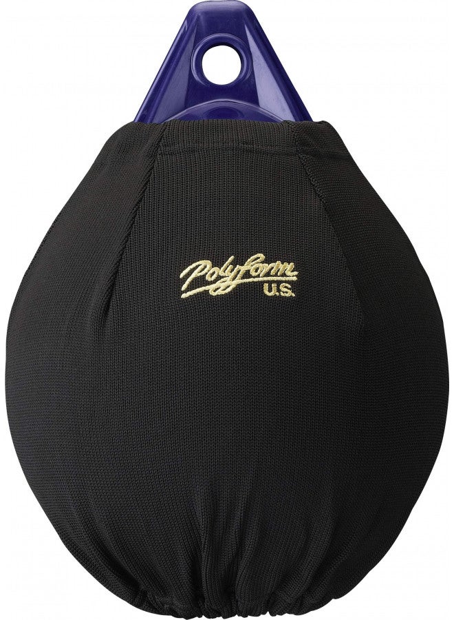 Polyform Polyform EFC-A4 Black Boat Fender Cover Fits Polyform A-4 Boat Fenders 