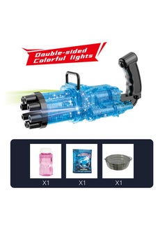 Little Story 8 Holes Bubble Machine Kids Gun- Blue  - Image 2