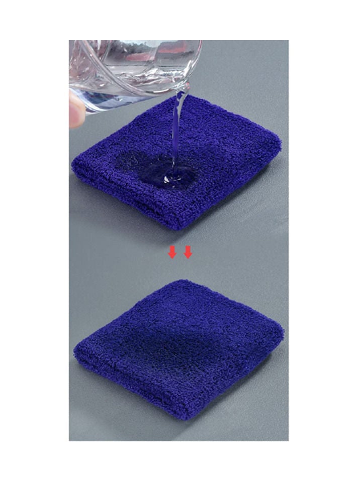 Spall Direct Absorbent Wrist Sweatbands for Athletic Men and Women - 6 Pcs Tennis Wrist Sweat Bands for Gym & Running-Wicking Wristbands for Exercise - Image 3