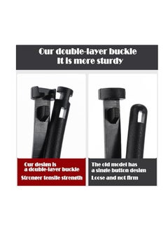 OUYoo OUYoo TPU Case Key Fob Cover For Toyota C-HR Camry Corolla Fortuner Highlander Levin RAV4 LE Sequoia Sienna Tacoma Tundra Yaris Car Key Shells，With a key chain（black）  - Image 5