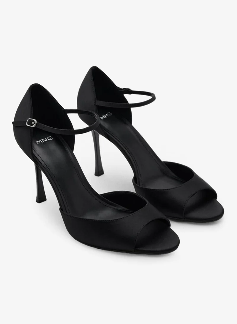 MANGO  Satin high-heeled sandal for Women | Best Price UAE