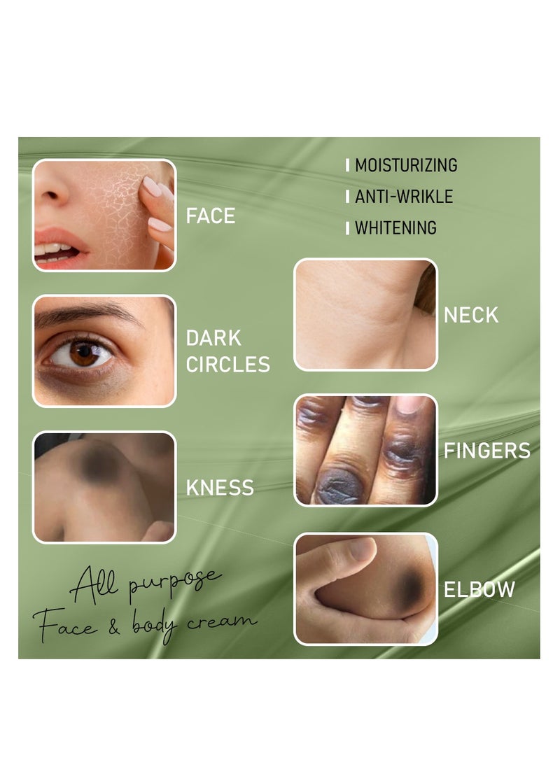 Kanza - Magic Whitening Cream with Dark Spot Skin Lightening Knuckle Whitening Cream All-Purpose Body Face Instant White Sunscreen Anti-Aging Anti-Wrinkle for Neck Dark Circles Fingers Knees Elbow - Image 1