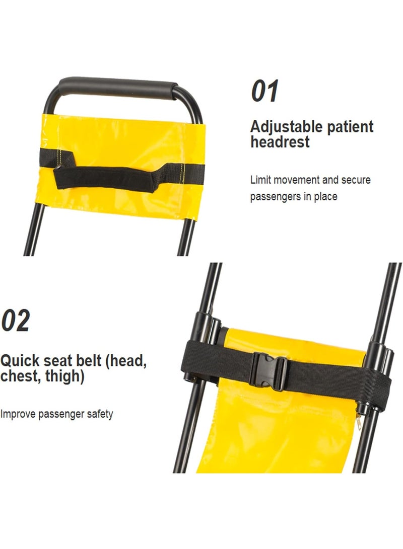 Stander Sturdy Emergency Stair Chair, Portable Folding Stair Chair for Daily Transfer Single Person, can be Operated by one Person to Assist Moving Elderly with stands 160kg - Image 5