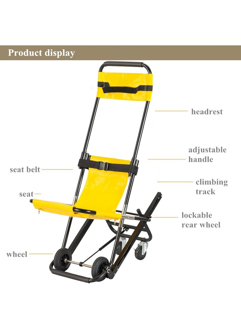 Stander Sturdy Emergency Stair Chair, Portable Folding Stair Chair for Daily Transfer Single Person, can be Operated by one Person to Assist Moving Elderly with stands 160kg - Image 2