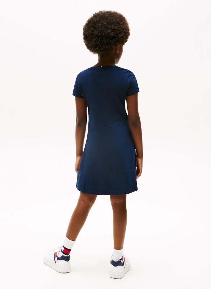 TOMMY HILFIGER Navy Knit Dress  - Image 2