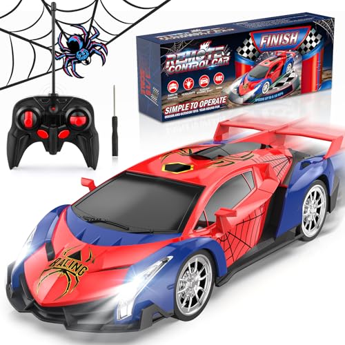 Growsland Remote Control Car for Kids, RC Cars for Boys Kids 1:18 Electric Vehicle Toy Car Hobby Racing Car Toys with Lights & Controller, Birthday Gift for 3 4 5 6 7 8 9 Year Old Boys Girls - Image 1