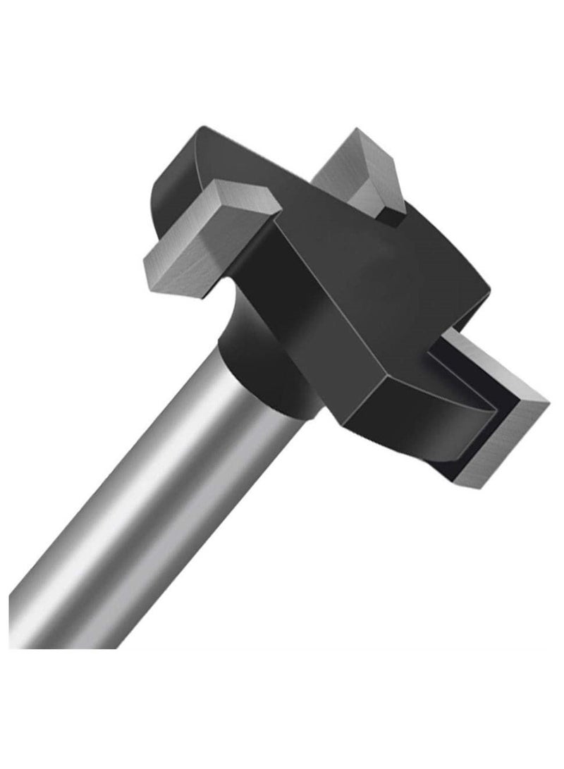 Wood Working Milling Cutter 6mm Shank T Shaped Cnc Surfacing Cutter Bit Wood Working Milling Cutter Planer High Speed Steel Wood Working Hole Saw Punching Bit Wood Working Tool - Image 3