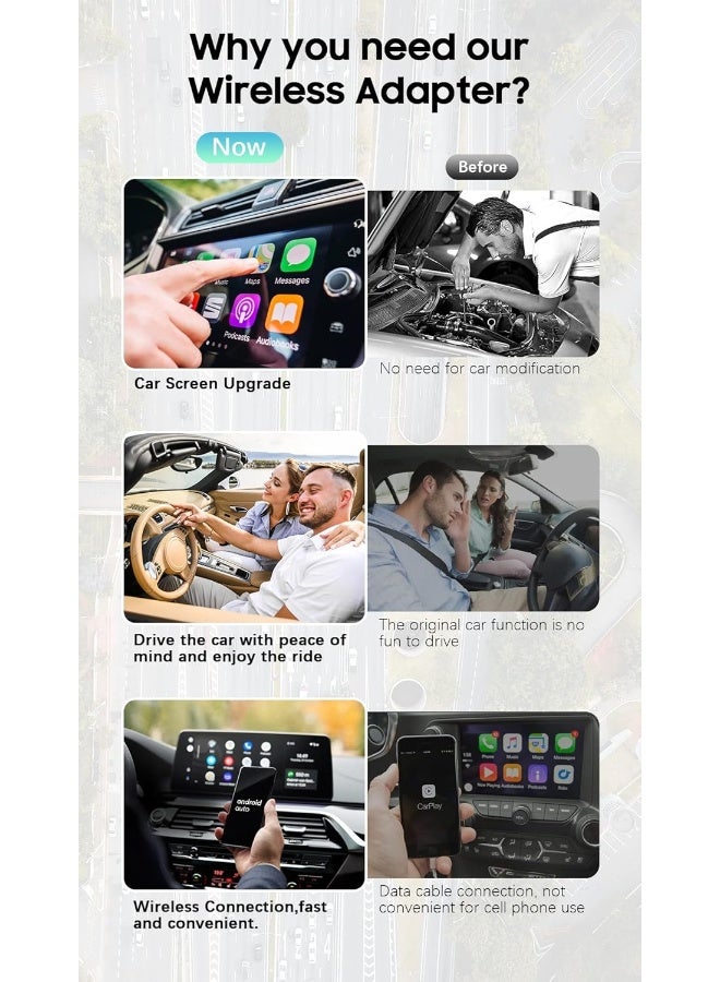 Vierex Carbitlink To Wireless CarPlay & Android Auto Adapter for Chinese Cars with Phone Link/Easy Connect – Supports Jetour, Chery, Geely, Bestune, Hongqi, JAC, Emgrand and More - Image 5