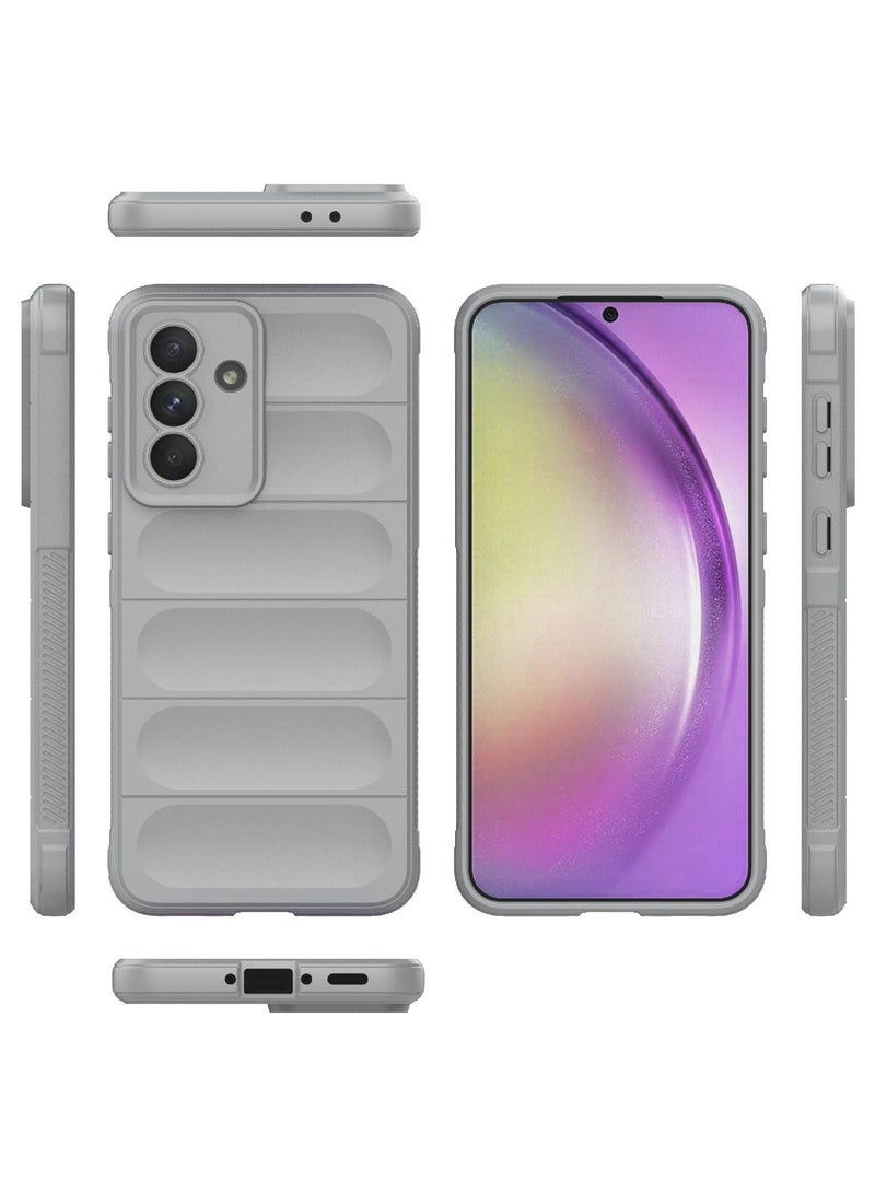 Phone case cover Magic Shield TPU + Silicone Shockproof Phone Case For   Samsung Galaxy A56 (Grey) - Image 2