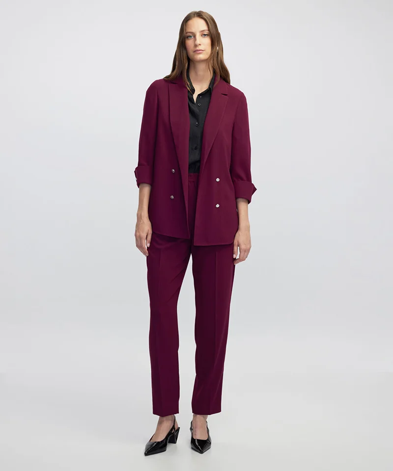 ابيكول Elastic Waist Carrot Trousers