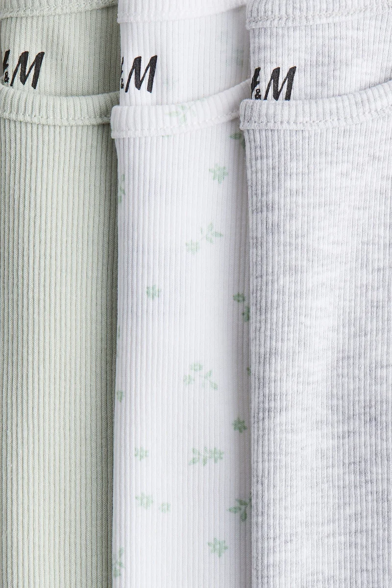 H&M 3-pack cotton vest tops