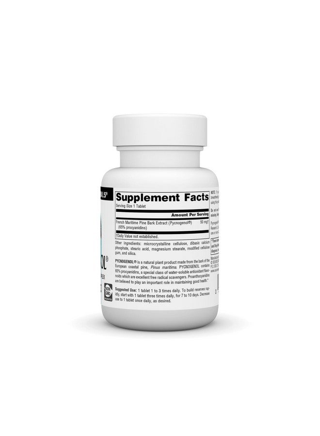 Source Naturals Pycnogenol 50 mg Proanthocyanidin Complex - 60 Tablets - Image 2