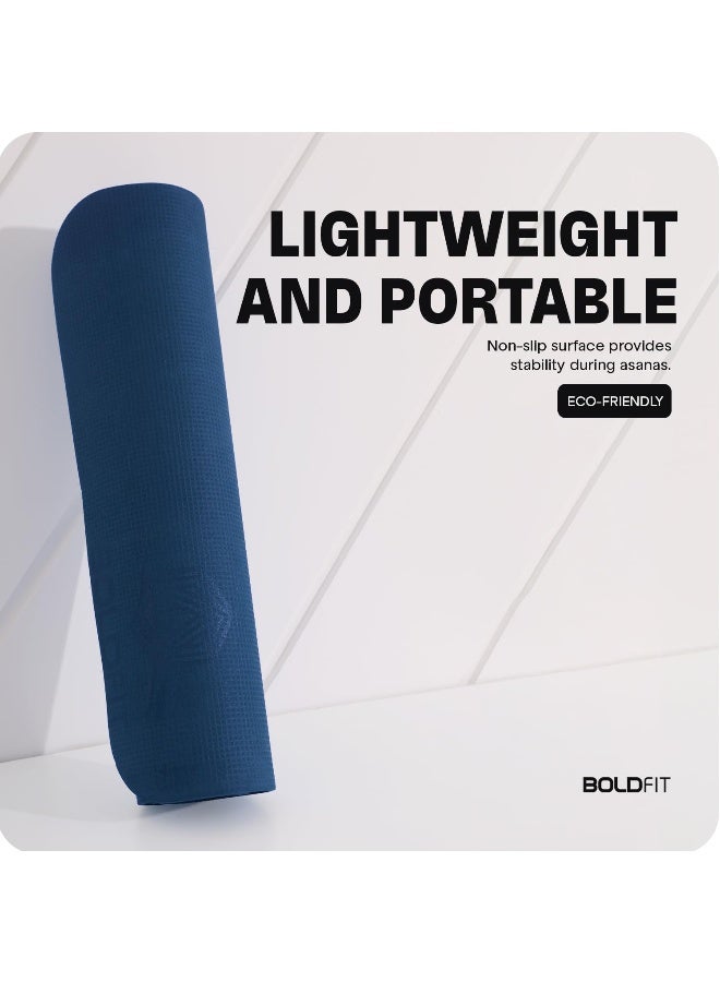 BOLDFIT Yoga Mats For Women yoga mat for men Exercise mat for home workout yoga mat for women gym mat Anti Slip Yoga mat 4mm Workout mat Yoga Mat For Kids Yoga mate gym mats for workout at home - Image 3