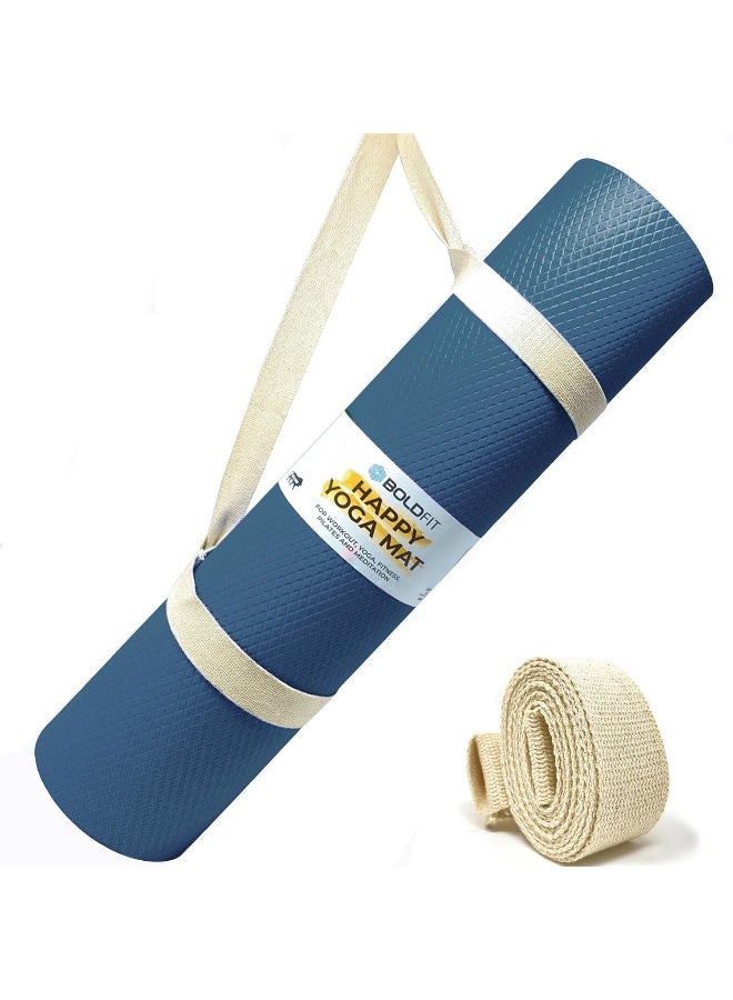 BOLDFIT Yoga Mats For Women yoga mat for men Exercise mat for home workout yoga mat for women gym mat Anti Slip Yoga mat 4mm Workout mat Yoga Mat For Kids Yoga mate gym mats for workout at home - Image 1