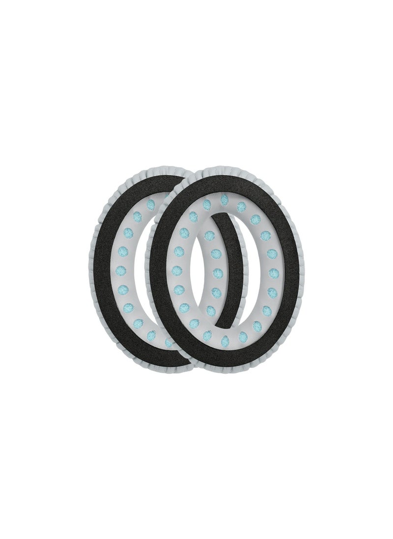 اكسيسن استبدال وسادة الأذن من بوس quietcomfort-35 ( qc-35 ) و quietcomfort-35 الثاني ( qc-35ii / qc-35ii ) سماعات ، سدادات الأذن المتقدمة مع رغوة عازلة للصوت ، وزيادة سمك ( فضي )  - Image 5