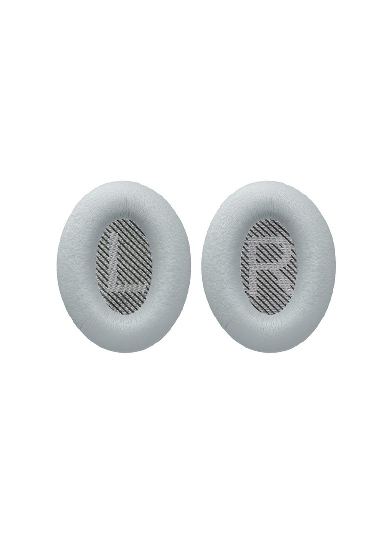 اكسيسن استبدال وسادة الأذن من بوس quietcomfort-35 ( qc-35 ) و quietcomfort-35 الثاني ( qc-35ii / qc-35ii ) سماعات ، سدادات الأذن المتقدمة مع رغوة عازلة للصوت ، وزيادة سمك ( فضي )  - Image 1
