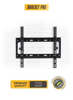 Bracket Bracket Pro Tilting Mount 26"-65" Fits VESA 200x200mm to 400x400mm, 1.5mm Thickness, Secure and Adjustable TV Wall Mount BPT2665 Black  - Image 1