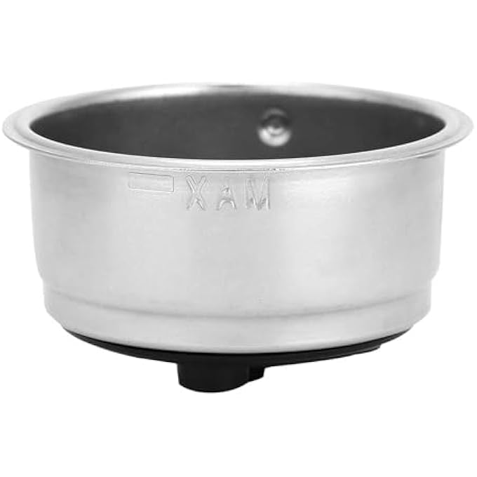 كيلا سلة فلتر بورتافلتر، 51 مم، 2 كوب، فلاتر قهوة شبكية مضغوطة من الفولاذ المقاوم للصدأ، بديل بورتافلتر لآلات الإسبريسو، سلة فلتر قهوة قابلة لإعادة الاستخدام لآلات القهوة شبه الأوتوماتيكية - Image 1