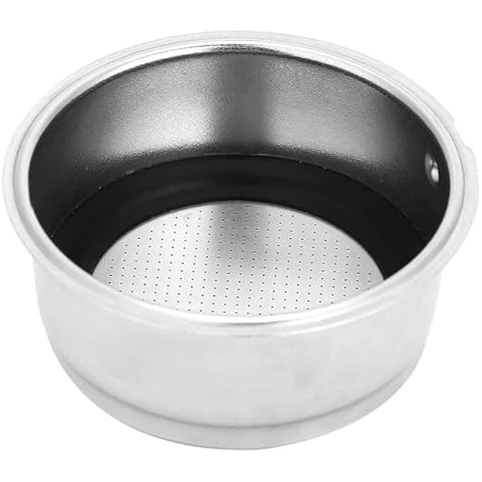 كيلا سلة فلتر بورتافلتر، 51 مم، 2 كوب، فلاتر قهوة شبكية مضغوطة من الفولاذ المقاوم للصدأ، بديل بورتافلتر لآلات الإسبريسو، سلة فلتر قهوة قابلة لإعادة الاستخدام لآلات القهوة شبه الأوتوماتيكية - Image 3