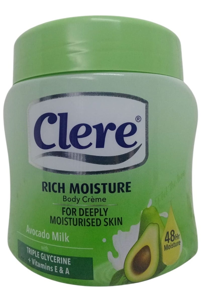 كلير كريم للجسم بحليب الافوكادو - 500مل