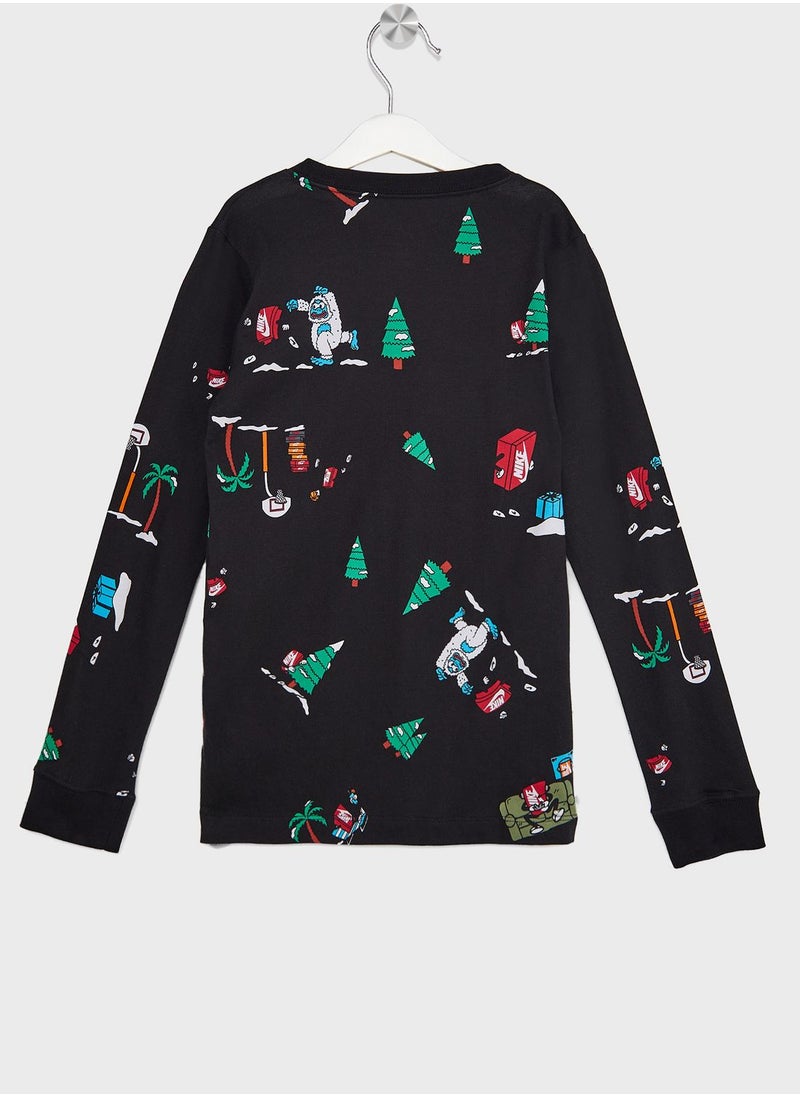 Nike - Boxy All Over Printed Ho23 T-Shirt - Image 1