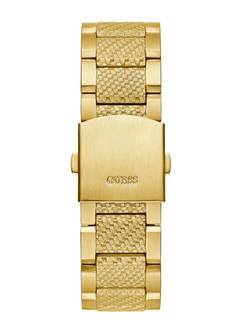 GUESS Men Analog Quartz Gold Stainless Steel Band  Watch GW0636G2 - 45mm - Image 4