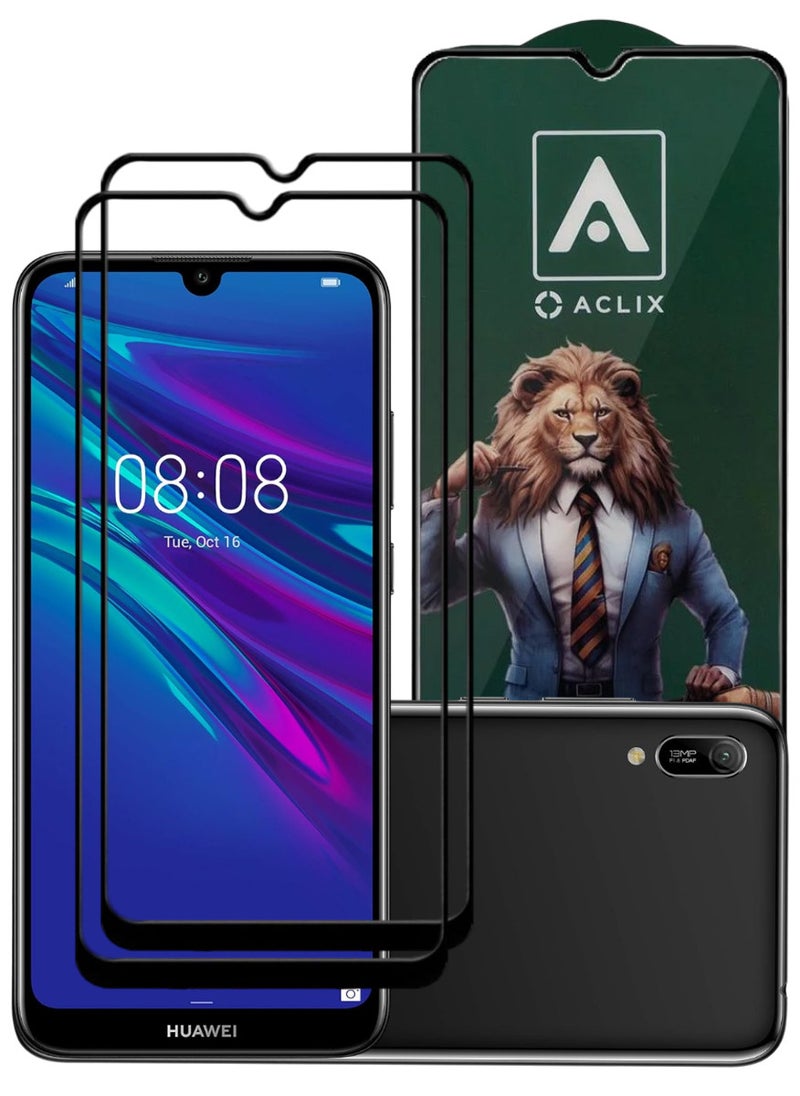 أكاليكس قطعتين، حماية شاشة،  لهاتف هواوي  Y6 (2019)، جودة ممتازة. - Image 1