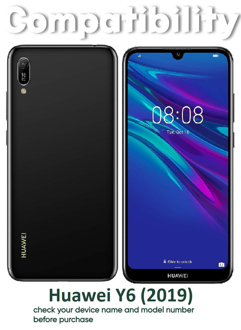 أكاليكس قطعتين، حماية شاشة،  لهاتف هواوي  Y6 (2019)، جودة ممتازة. - Image 3