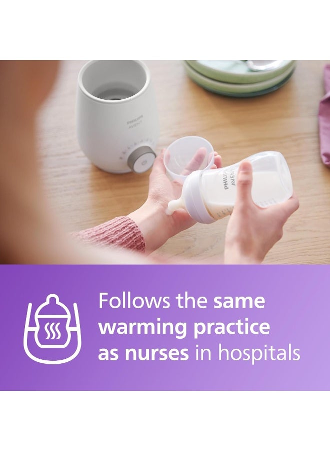 Avent سخان زجاجات فيليبس أفينت السريع المتميز، مع تحكم ذكي في درجة الحرارة، تقنية حمام مائي، إيقاف تلقائي، نموذج SCF358 - Image 5