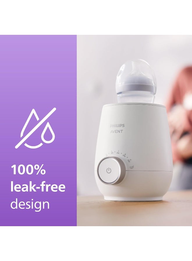 Avent سخان زجاجات فيليبس أفينت السريع المتميز، مع تحكم ذكي في درجة الحرارة، تقنية حمام مائي، إيقاف تلقائي، نموذج SCF358 - Image 3
