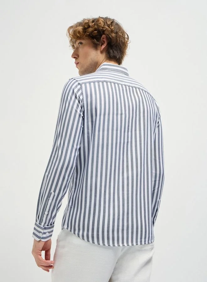 THE BEAR HOUSE Men's Shirt for Casual and Formal Wear | Classic Button-Down Style for Office, Daily Use, Travel, Events & All-Season Outfits | Versatile & Stylish Wardrobe Essential for Every Occasion