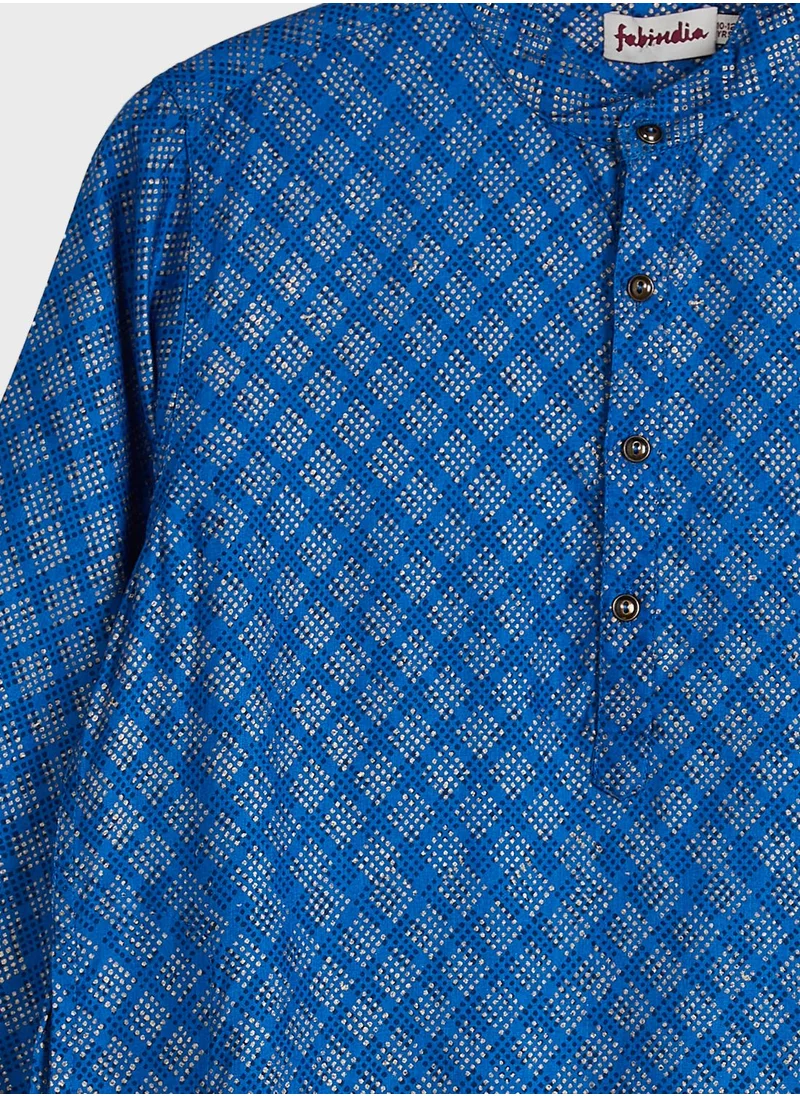Fabindia Kids Printed Kurta