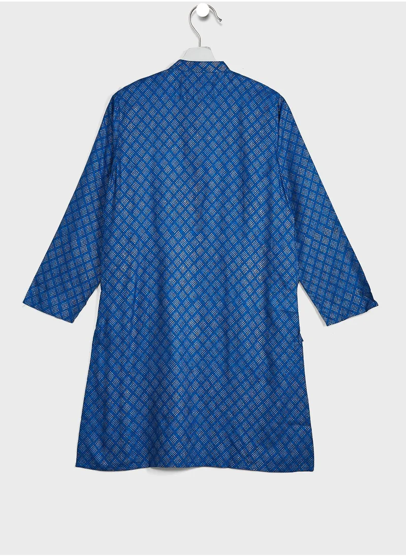 Fabindia Kids Printed Kurta
