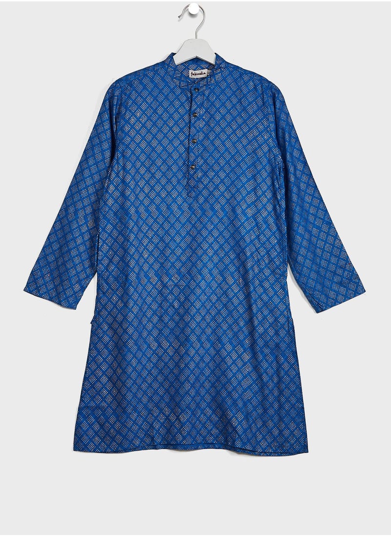 Fabindia - Kids Printed Kurta - Image 1