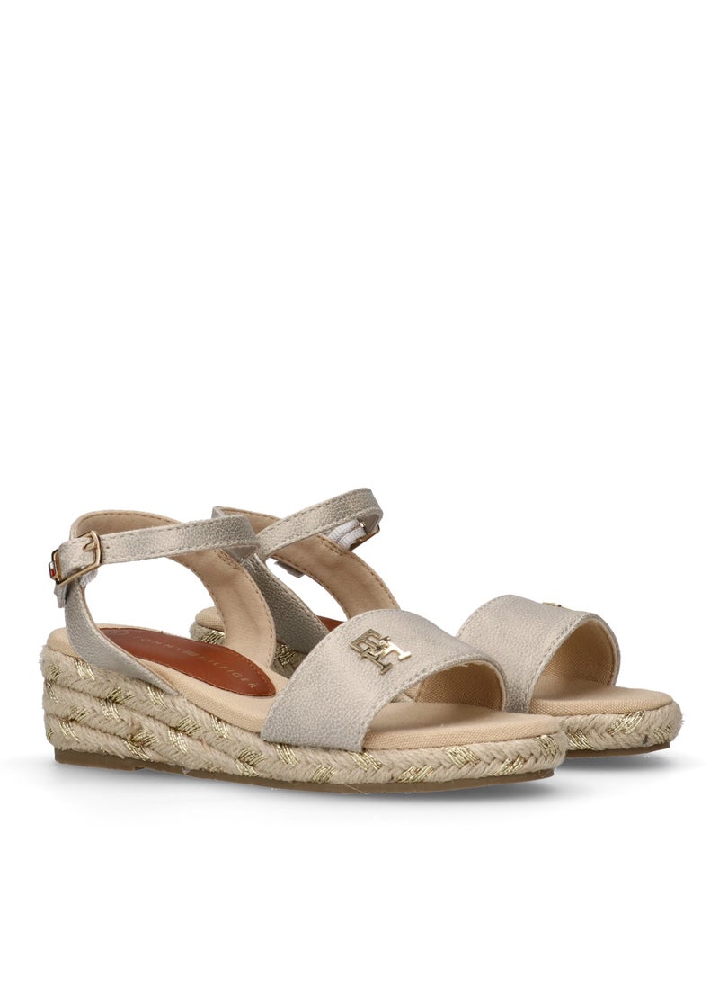TOMMY HILFIGER Kids Rope Wedge Sandals  - Image 1