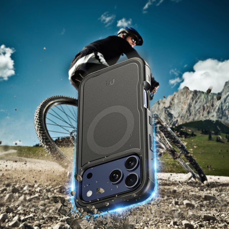 M MYBAT PRO for iPhone 17 Pro Max Case, Magnetic Phone Case for iPhone 17 Pro Max,[Compatible with magsafe],Heavy Duty Protection Rugged Case,Shockproof Coverï¼ˆNo Screen Protectorï¼‰ Black - Image 4