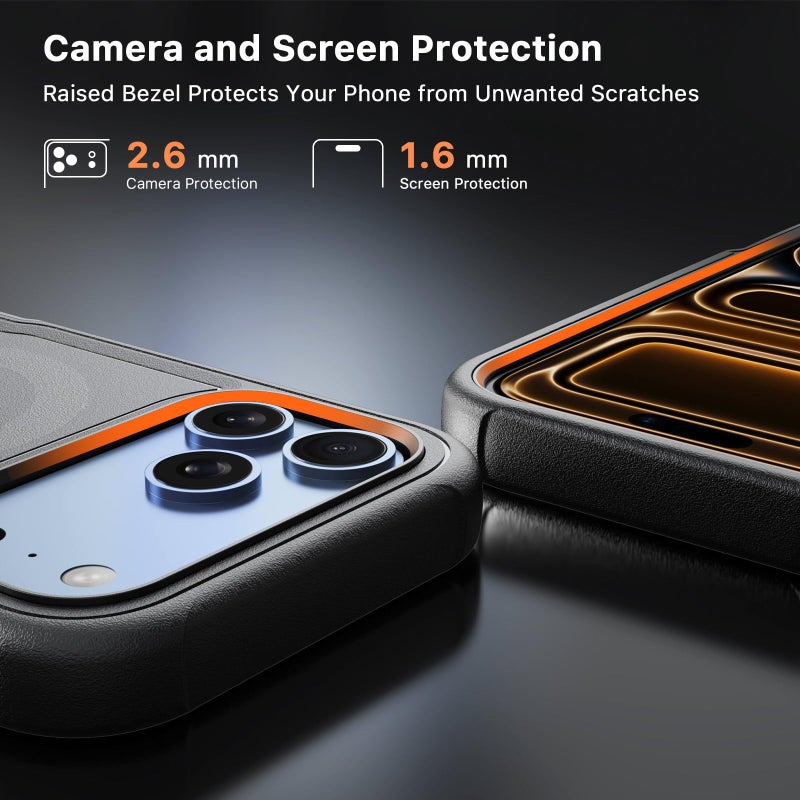 M MYBAT PRO for iPhone 17 Pro Max Case, Magnetic Phone Case for iPhone 17 Pro Max,[Compatible with magsafe],Heavy Duty Protection Rugged Case,Shockproof Coverï¼ˆNo Screen Protectorï¼‰ Black - Image 3