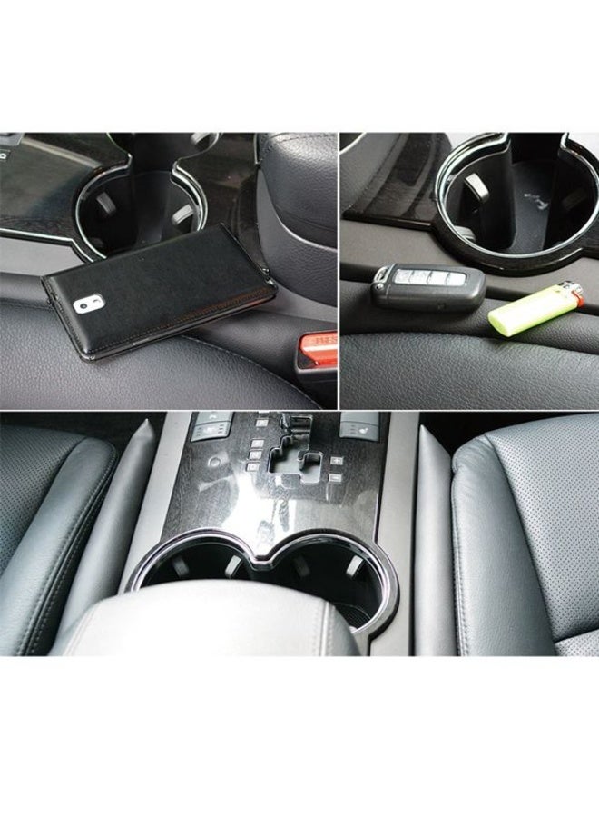عسافكو  Assafco حشو فجوات مقعد السيارة العالمي – مانع سقوط الأغراض بين المقعد والكونسول – عبوة من قطعتين، تركيب سهل، يناسب جميع السيارات، مادة عالية الجودة تمنع الفوضى وتحافظ على النظافة - Image 4