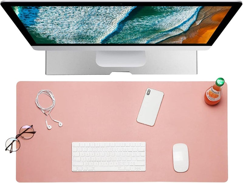 windforgecraft Leather Desk Pad | Dual Side Color Leather Desk Pad Protector,31.5x15.7in Waterproof Mouse Pad and Writing Board, Top of Desks Protector Accessories Decor Borato - Image 1
