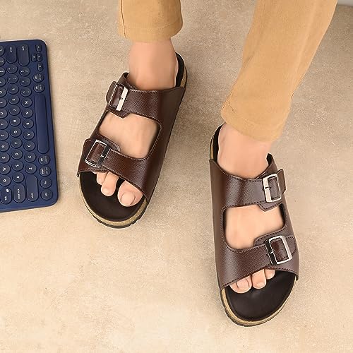 Centrino Men's 3257 Brown Sandal_8 UK (3257-2) - Image 2