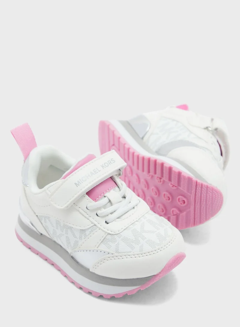 Michael Kors Kids Billie Dorian Ps Low Top Lace Up Sneakers