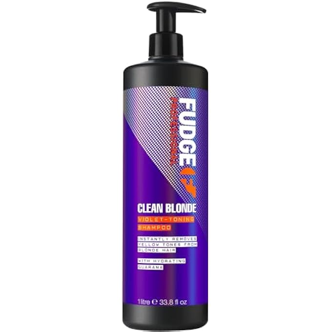 Fudge SHAMPOO BY CLEAN BLONDE VIOLET-TONING SHAMPOO 1000ML - Image 1