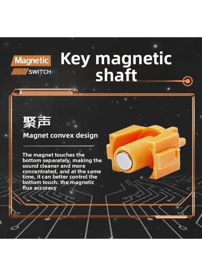 Generic - Duhuk Key Magnetic Axis High Precision Electric Competition Magnetic Axis Noise Reduction Structure Smooth HIFI Magnetic Axis Keyboard Switch-Color:900±50gs Magnetic Flux For Wooting - Image 1
