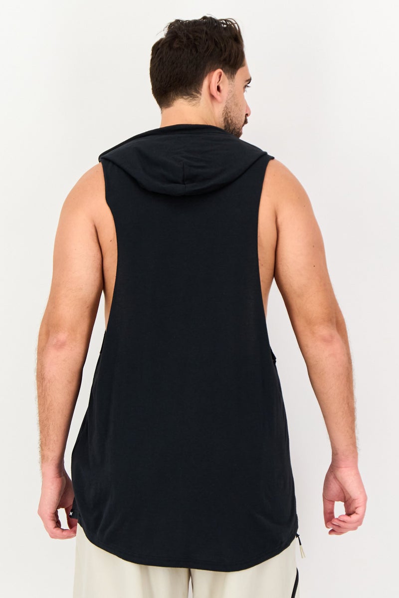 Under Armour x Project Rock Men Loose Fit Sleeveless Training T-shirt, Black - Image 4