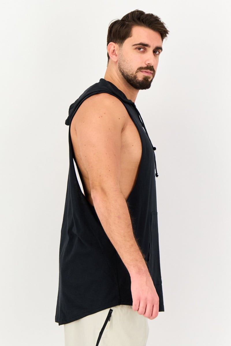 Under Armour x Project Rock Men Loose Fit Sleeveless Training T-shirt, Black - Image 2