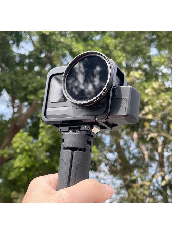 Lens Filter Holder for insta360 Ace Pro/AcePro 2, Protective Frame Metal Camera Filter Holder Compatible with 49mm Filters (Black) - Image 5