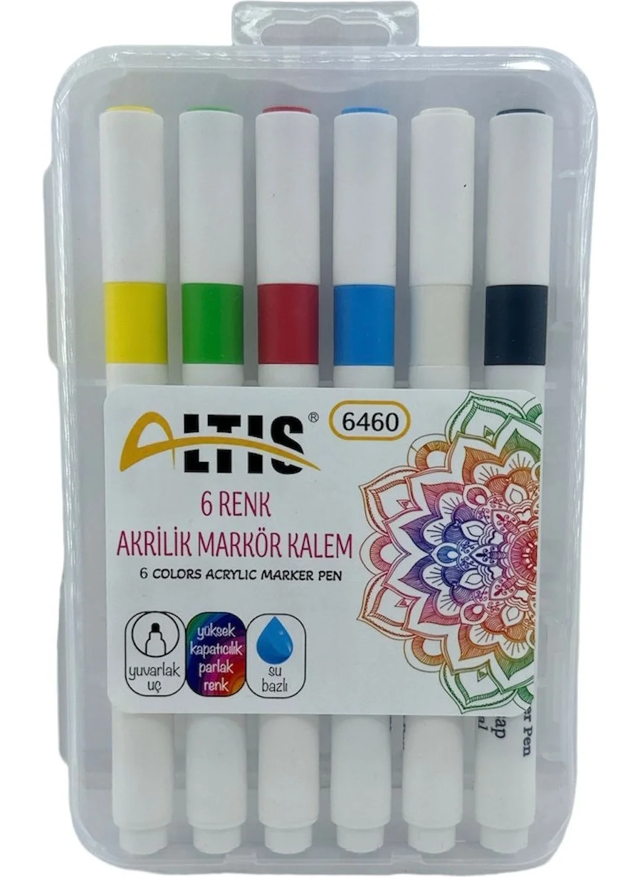 Altis Altıs Acrylic Marker Pen 6 Colors